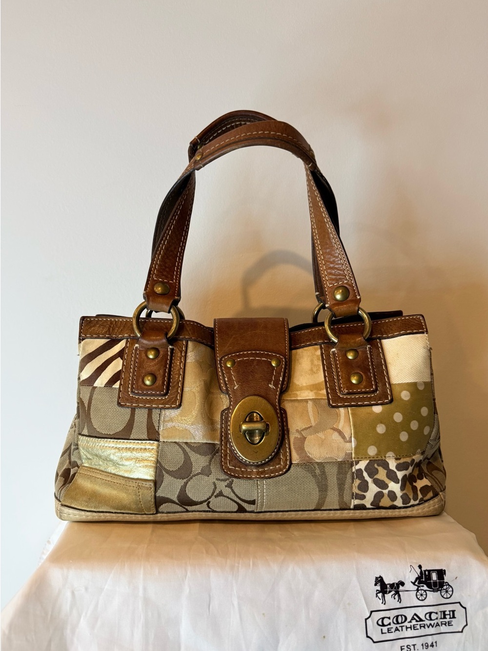 ULTRA RARE! Coach Y2K Patchwork Bundle ๐๏ธ - Picture 2 of 7